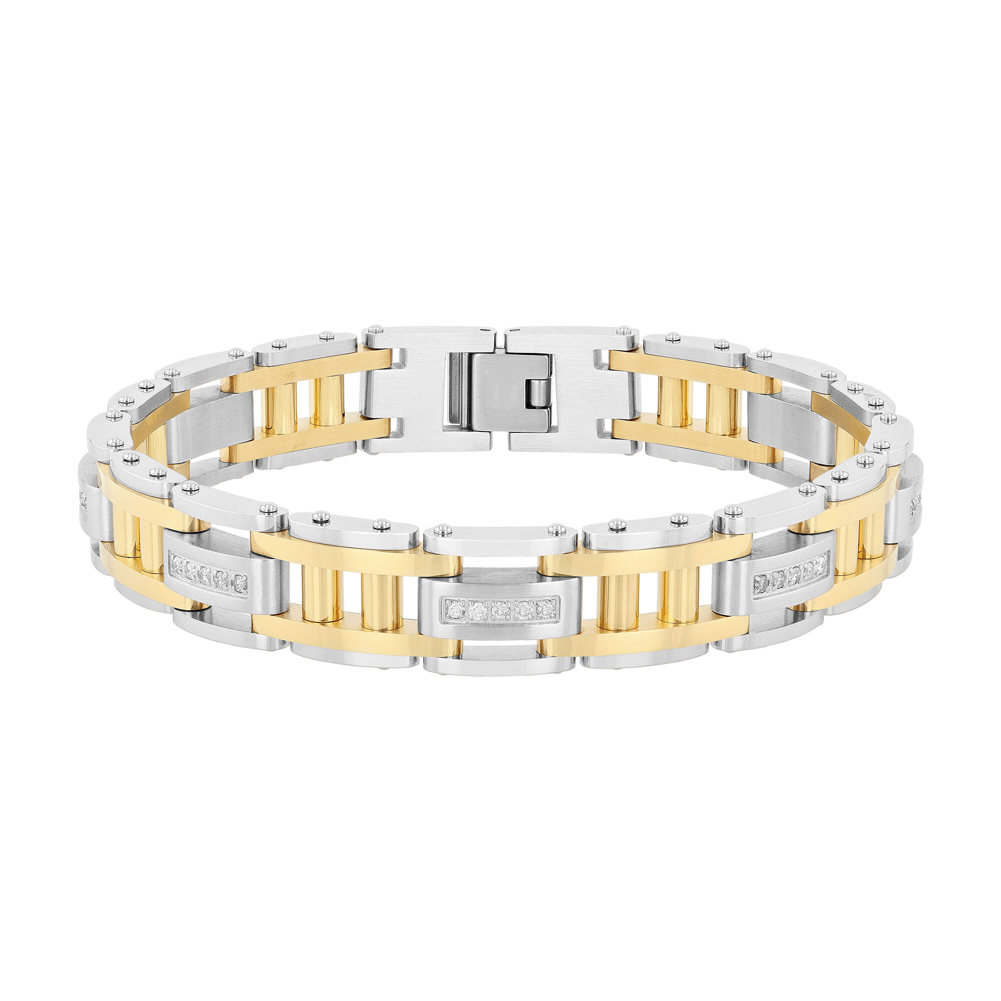 Star Mens Flexi Diamond Bracelet-Candere by Kalyan Jewellers